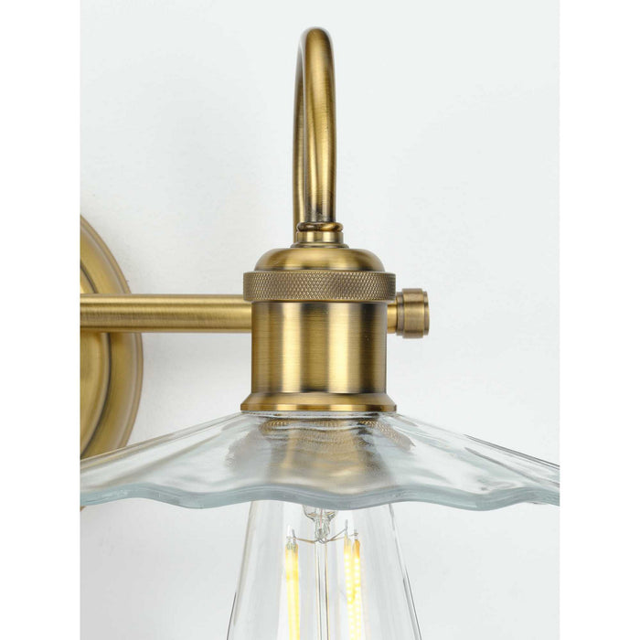 Progress Lighting - P300287-163 - Two Light Bath - Fayette - Vintage Brass