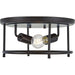 Progress Lighting - P350151-031 - Two Light Flush Mount - Durrell - Black