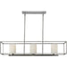 Progress Lighting - P400225-009 - Three Light Island Chandelier - Chadwick - Brushed Nickel