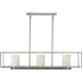 Progress Lighting - P400225-009 - Three Light Island Chandelier - Chadwick - Brushed Nickel
