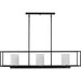 Progress Lighting - P400225-031 - Three Light Island Chandelier - Chadwick - Black