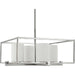 Progress Lighting - P400226-009 - Four Light Chandelier - Chadwick - Brushed Nickel