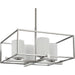 Progress Lighting - P400226-009 - Four Light Chandelier - Chadwick - Brushed Nickel