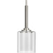 Progress Lighting - P500103-009 - One Light Mini Pendant - Kene - Brushed Nickel