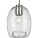 Progress Lighting - P500159-009 - One Light Mini Pendant - Caisson - Brushed Nickel