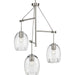 Progress Lighting - P500160-009 - Three Light Pendant - Caisson - Brushed Nickel