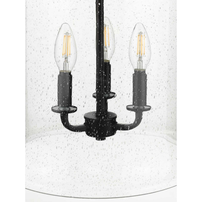 Progress Lighting - P500239-031 - Three Light Pendant - Winslett - Black