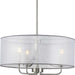 Progress Lighting - P500243-009 - Three Light Pendant - Riley - Brushed Nickel