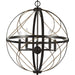 Progress Lighting - P500287-020 - Five Light Pendant - Brandywine - Antique Bronze