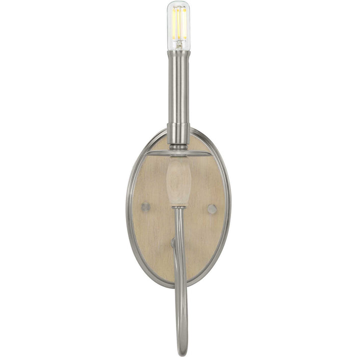 Progress Lighting - P710074-009 - One Light Wall Bracket - Durrell - Brushed Nickel
