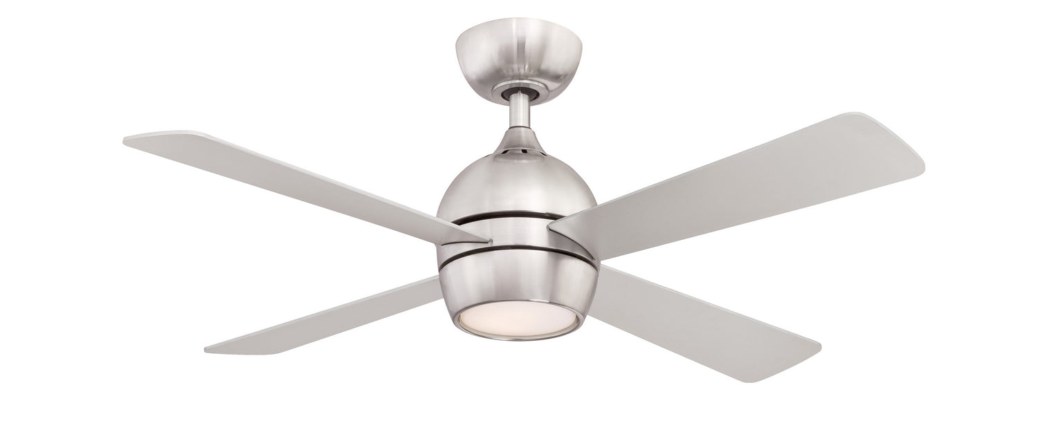 Fanimation - FP7644BN - 44 Inches Ceiling Fan - Kwad 44 - Brushed Nickel