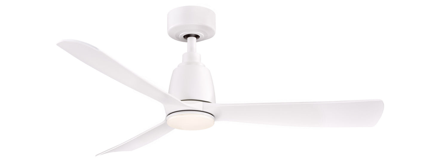 Fanimation - FPD8547MW - 44 Inches Ceiling Fan - Kute 44 - Matte White