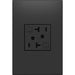 Legrand - AGFTR2202G4 - Duplex Self-Test GFCI Receptacles - Adorne - Graphite