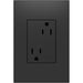 Legrand - ARTR153G4 - Tamper-Resistant Outlet, Plus Size - Adorne - Graphite