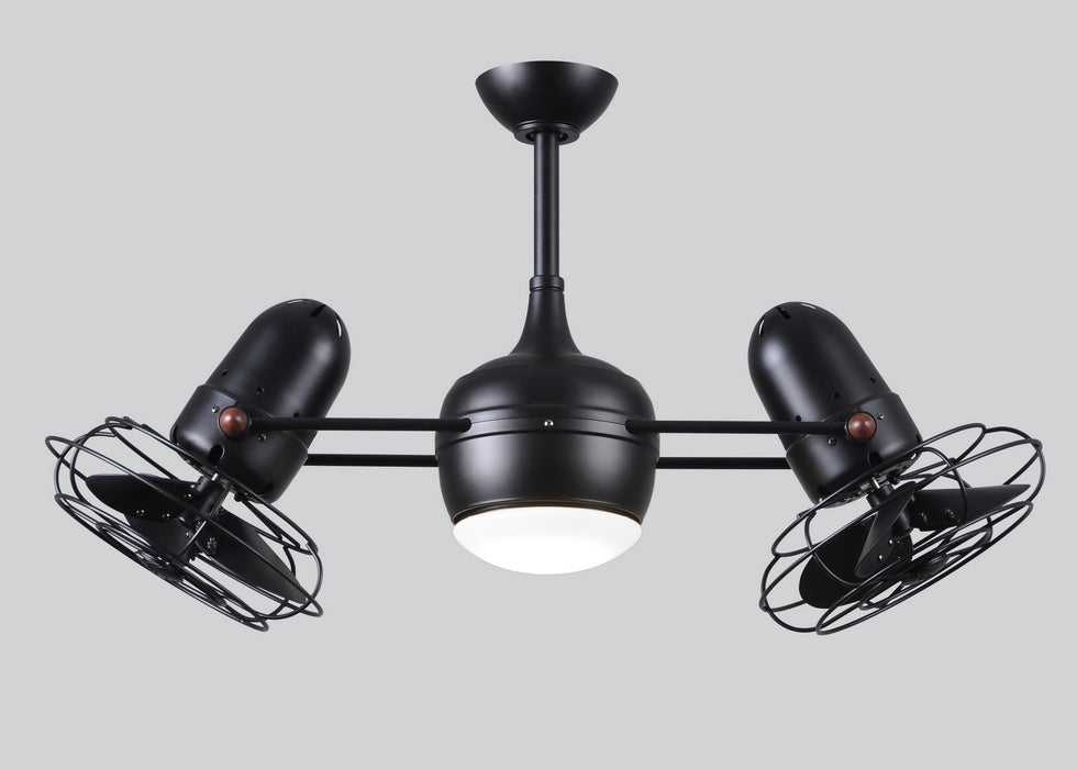 Matthews Fan Company - DGLK-BK-MTL - 41 Inch Ceiling Fan - Dagny - Matte Black