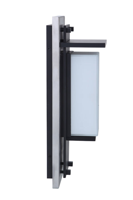 Craftmade - ZA2502-SSMN-LED - LED Outdoor Lantern - Heights - Stainless Steel / Midnight