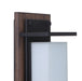Craftmade - ZA2502-WBMN-LED - LED Outdoor Lantern - Heights - Whiskey Barrel / Midnight