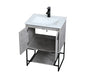 Elegant Lighting - VF42024CG - Single Bathroom Vanity - Gerard - Concrete Grey