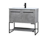 Elegant Lighting - VF42036CG - Single Bathroom Vanity - Gerard - Concrete Grey