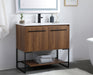Elegant Lighting - VF42036WB - Single Bathroom Vanity - Gerard - Walnut Brown