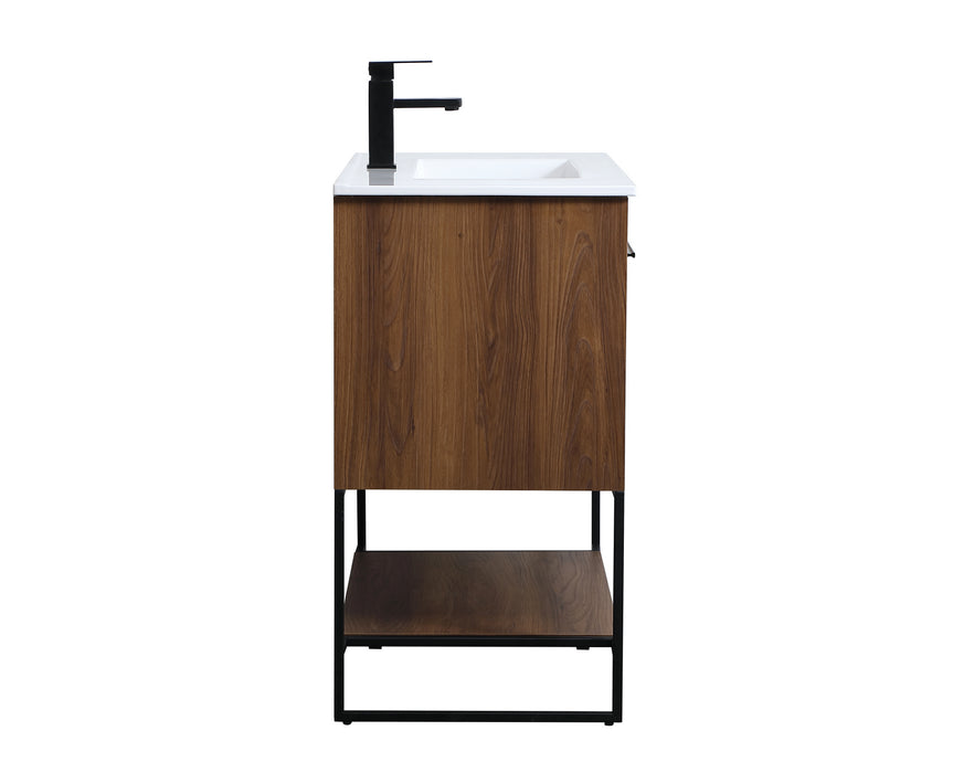 Elegant Lighting - VF42036WB - Single Bathroom Vanity - Gerard - Walnut Brown