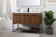 Elegant Lighting - VF42048WB - Single Bathroom Vanity - Gerard - Walnut Brown