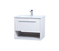 Elegant Lighting - VF43024WH - Single Bathroom Floating Vanity - Kasper - White