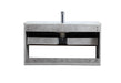 Elegant Lighting - VF43036CG - Single Bathroom Floating Vanity - Kasper - Concrete Grey