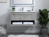 Elegant Lighting - VF43036CG - Single Bathroom Floating Vanity - Kasper - Concrete Grey