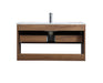 Elegant Lighting - VF43036WB - Single Bathroom Floating Vanity - Kasper - Walnut Brown