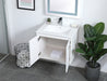Elegant Lighting - VF44024WH - Single Bathroom Floating Vanity - Rasina - White