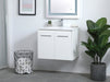 Elegant Lighting - VF44024WH - Single Bathroom Floating Vanity - Rasina - White