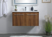 Elegant Lighting - VF44036WB - Single Bathroom Floating Vanity - Rasina - Walnut Brown