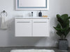 Elegant Lighting - VF44036WH - Single Bathroom Floating Vanity - Rasina - White