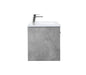 Elegant Lighting - VF44048CG - Single Bathroom Floating Vanity - Rasina - Concrete Grey