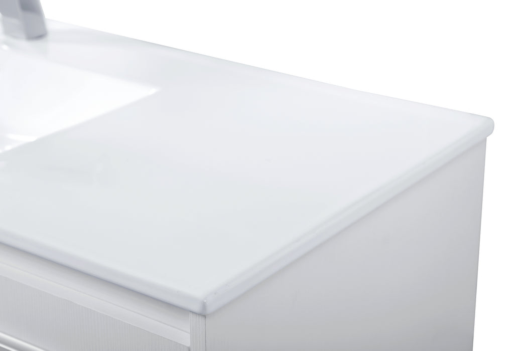 Elegant Lighting - VF44048WH - Single Bathroom Floating Vanity - Rasina - White