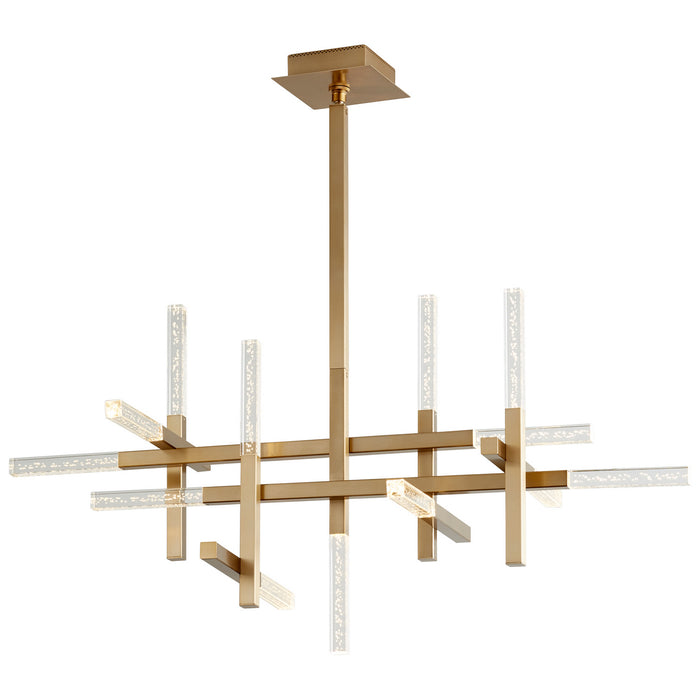 Quorum - 3-637-40 - LED Ceiling Mount - Atlantis - Aged Brass