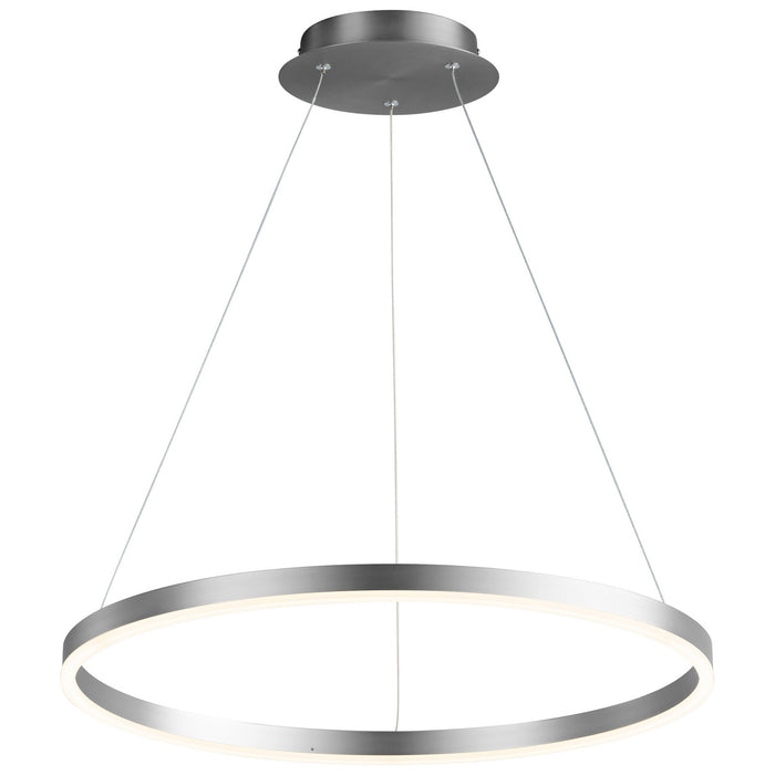 Quorum - 3-64-24 - LED Pendant - Circulo - Satin Nickel