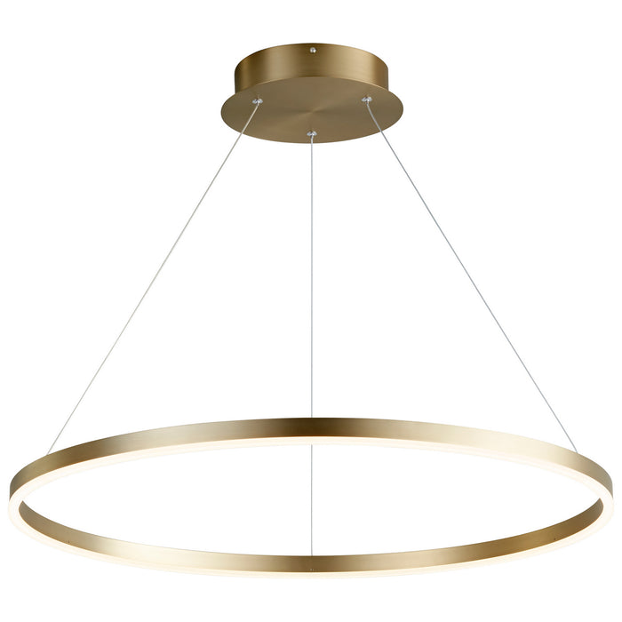 Quorum - 3-65-40 - LED Pendant - Circulo - Aged Brass