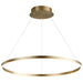 Quorum - 3-65-40 - LED Pendant - Circulo - Aged Brass