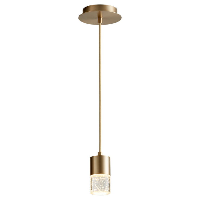Quorum - 3-68-40 - LED Pendant - Spirit - Aged Brass