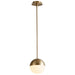 Oxygen - 3-6901-40 - LED Pendant - Mondo - Aged Brass Aged Brass