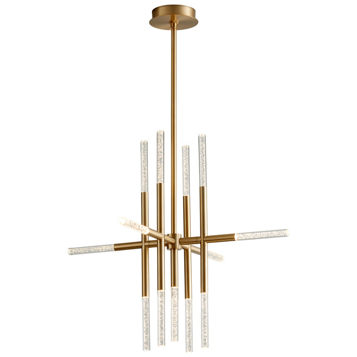 Quorum - 3-697-40 - LED Ceiling Mount - Moxy - Aged Brass
