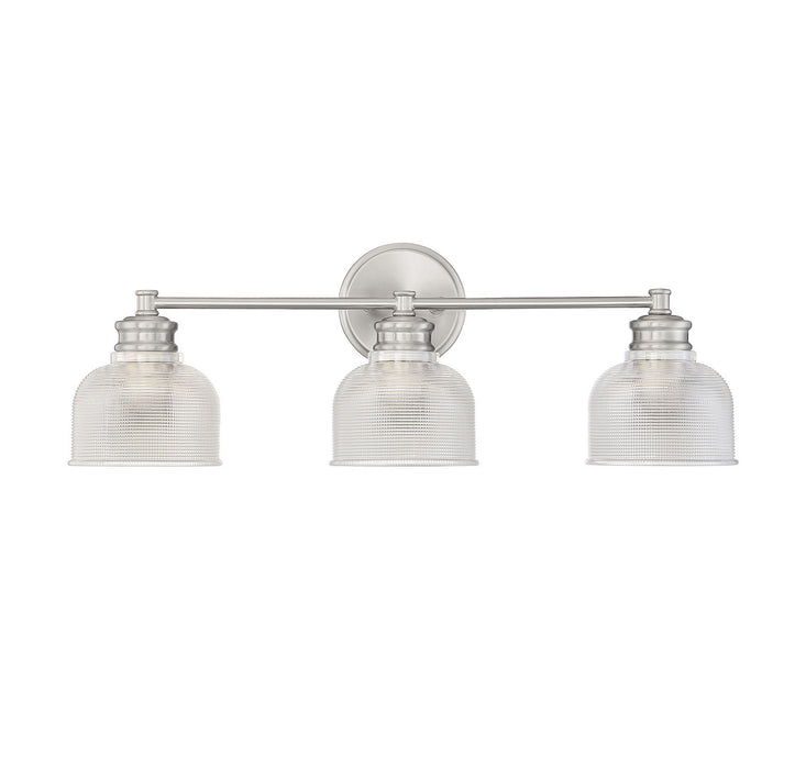 Meridian - M80035BN - Three Light Bathroom Vanity Light - Mbath - Brushed Nickel