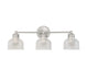 Meridian - M80035BN - Three Light Bathroom Vanity Light - Mbath - Brushed Nickel