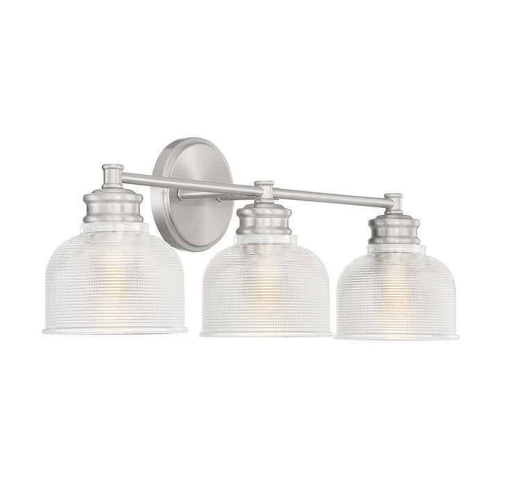 Meridian - M80035BN - Three Light Bathroom Vanity Light - Mbath - Brushed Nickel