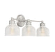 Meridian - M80035BN - Three Light Bathroom Vanity Light - Mbath - Brushed Nickel