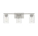 Meridian - M80038BN - Three Light Bathroom Vanity Light - Mbath - Brushed Nickel