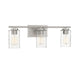 Meridian - M80038BN - Three Light Bathroom Vanity Light - Mbath - Brushed Nickel