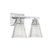 Meridian - M80040CH - Two Light Bathroom Vanity - Mbath - Chrome